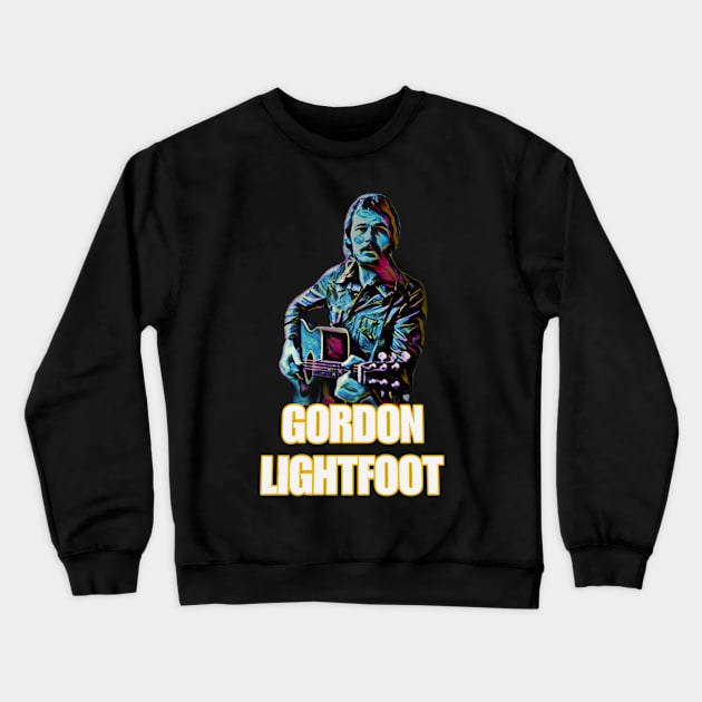 Gordon Lightfoot Crewneck Sweatshirt by ZIID ETERNITY